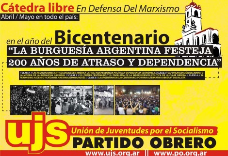 Curso «La Burguesía Argentina Festeja 200 Años de Atraso y Dependencia»